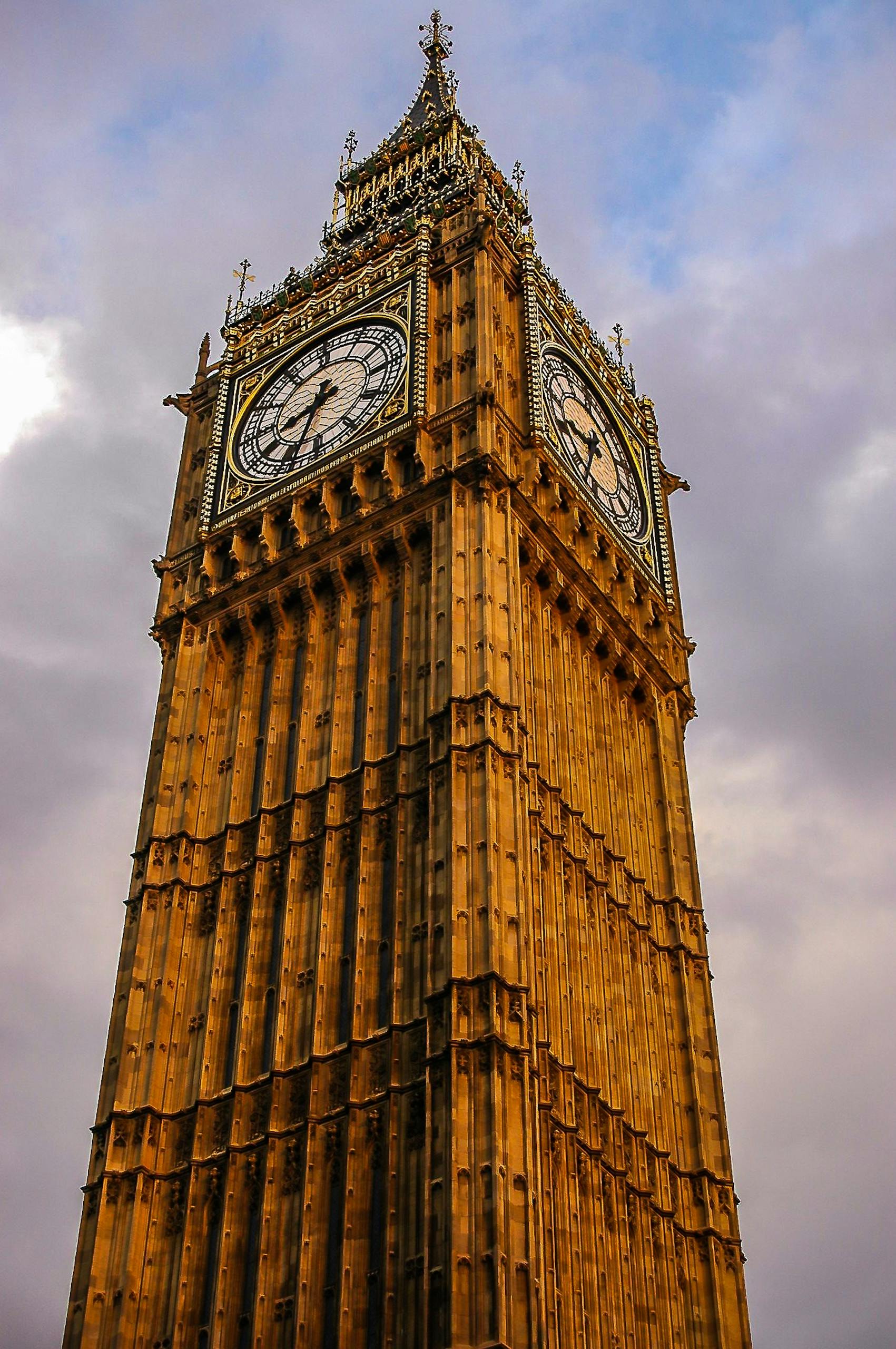 Bottom View of Big Ben